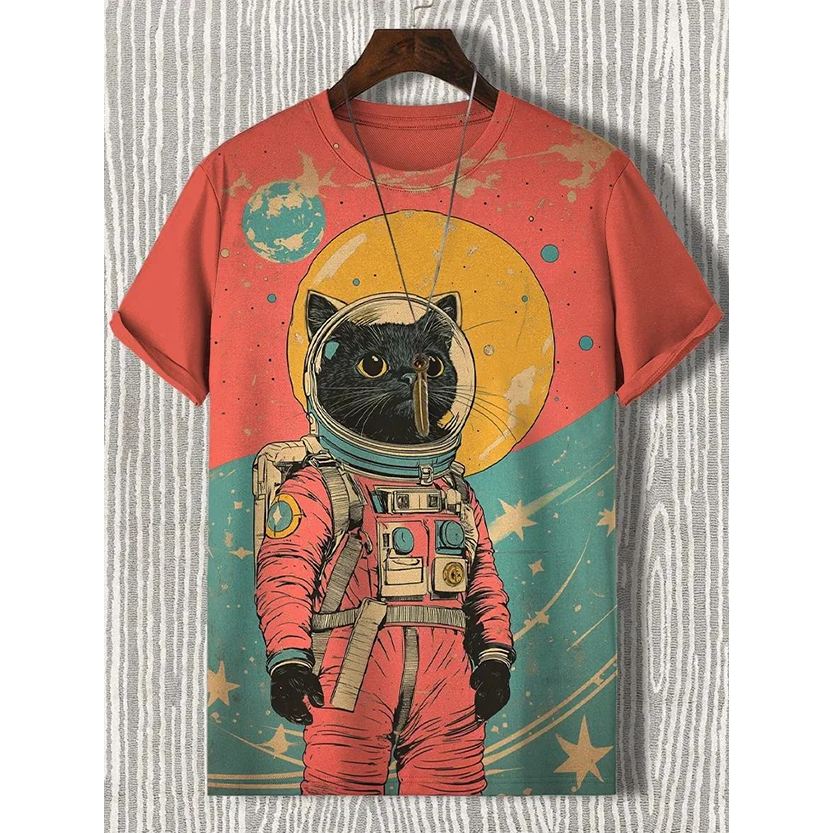 Pat and Pet Emporium | Pet Lovers | Shirts | Unisex Space Cat Tee