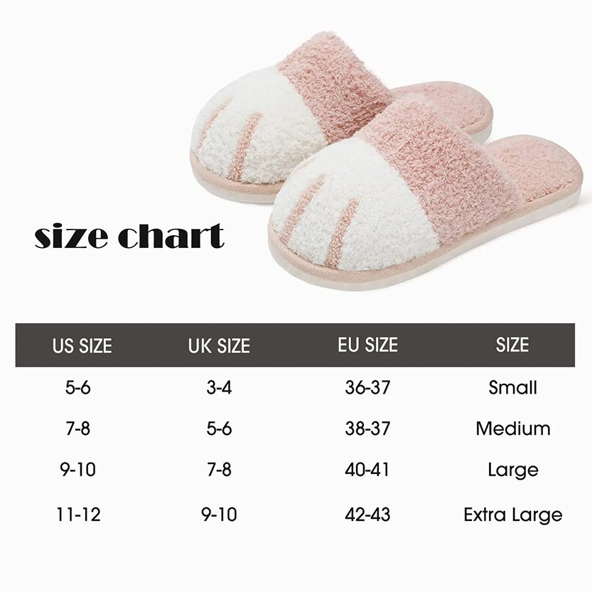 Pat and Pet Emporium | Shoes | Women's Cute Cat Paw Slippers