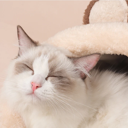 Cat Bed Cave Brown