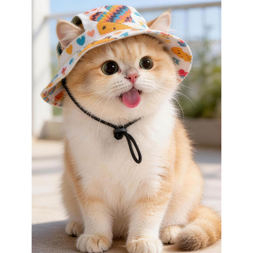 Pat and Pet Emporium | Pet Hats | Adjustable Pet Bucket Hat
