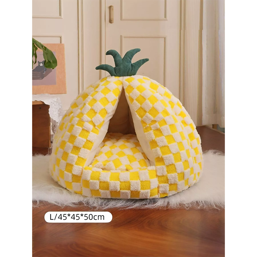 Pat and Pet Emporium | Pet Beds | Pineapple Shaped Pet Nest