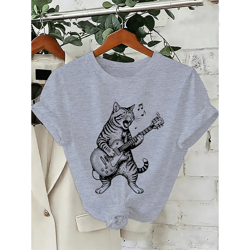 Pat and Pet Emporium | Pet Lovers | Shirts | Unisex Musical Cat Tee