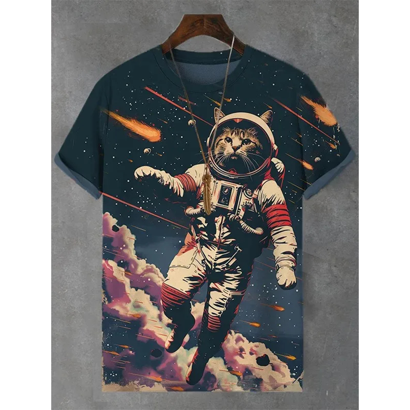 Pat and Pet Emporium | Pet Lovers | Shirts | Unisex Space Cat Tee