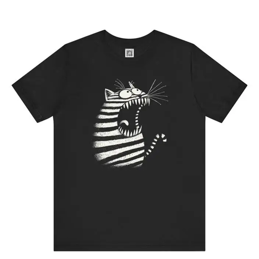 Pat and Pet Emporium | Pet Lovers | Shirts | Unisex Growling Cat Tee