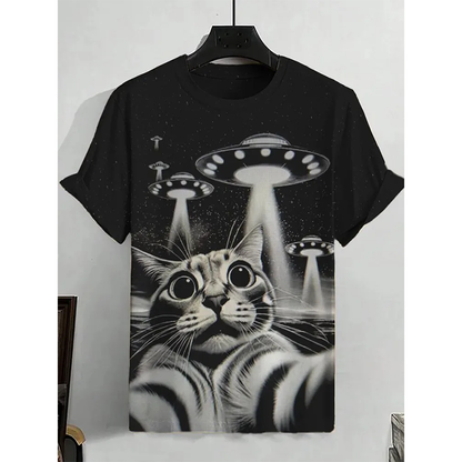 Pat and Pet Emporium | Pet Lovers | Shirts | Unisex Space Cat Tee