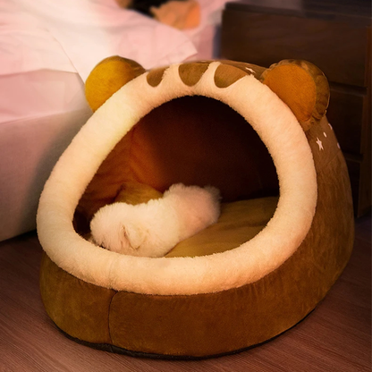 Pat and Pet Emporium | Pet Beds | Cute Brown Bear Pet Bed