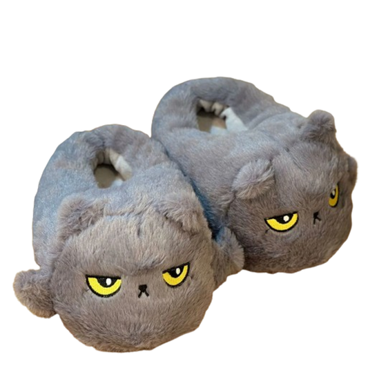 Pat and Pet Emporium | Shoes | Women's Angry Kitten Slippers