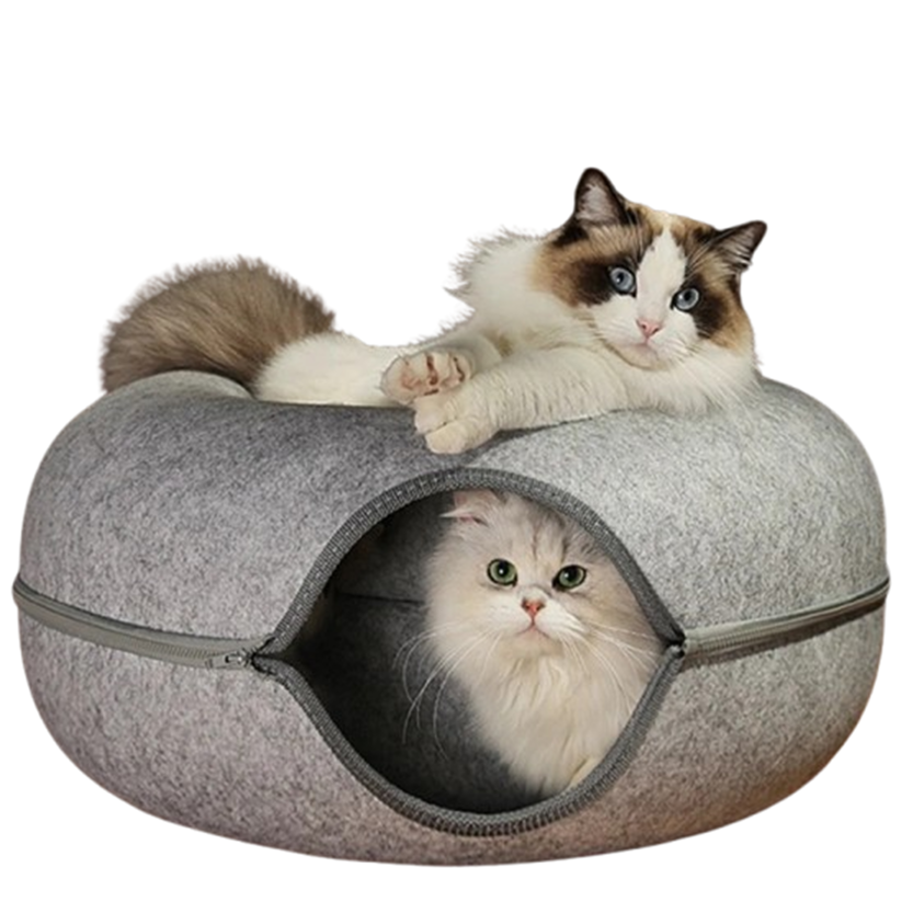 Pat and Pet Emporium | Pet Beds | Donut Shaped Cat Bed