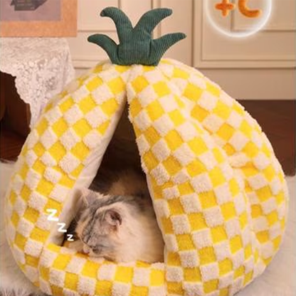 Pat and Pet Emporium | Pet Beds | Pineapple Shaped Pet Nest