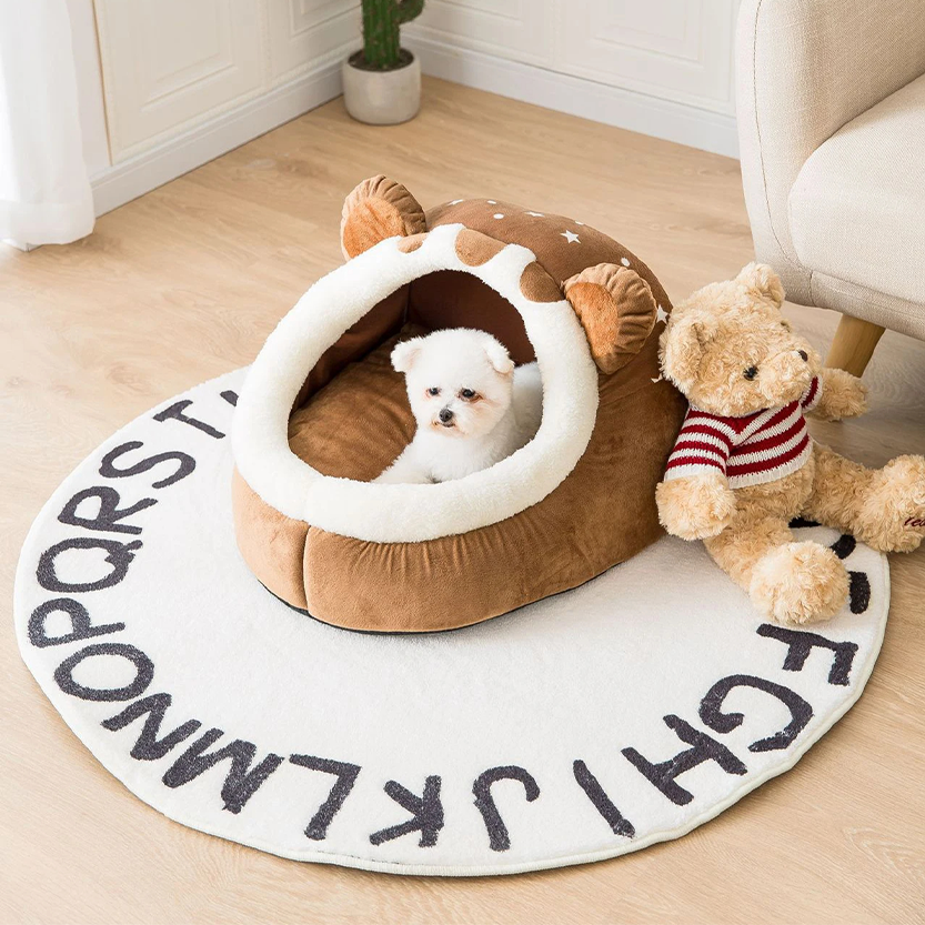 Pat and Pet Emporium | Pet Beds | Cute Brown Bear Pet Bed