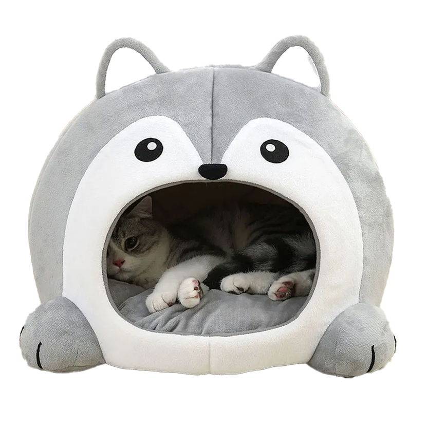 Pat and Pet Emporium | Pet Beds | Cute Soft Plush Cat Bed