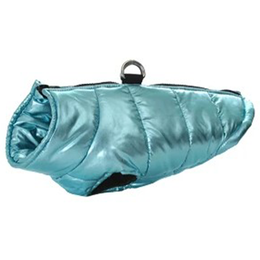 Pat and Pet Emporium | Pet Clothing | Metallic Puffer Dog Jacket