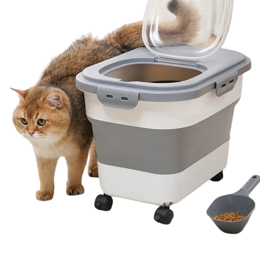 Pat and Pet Emporium | Pet Feeders | Folding Food Storage Box