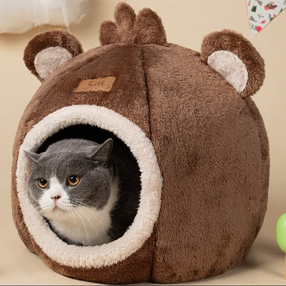 Pat and Pet Emporium | Pet Beds | Cat Bed | Bear Head House