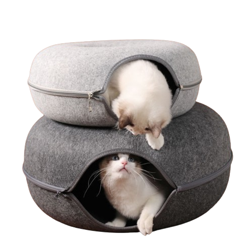 Pat and Pet Emporium | Pet Beds | Donut Cat Tunnel