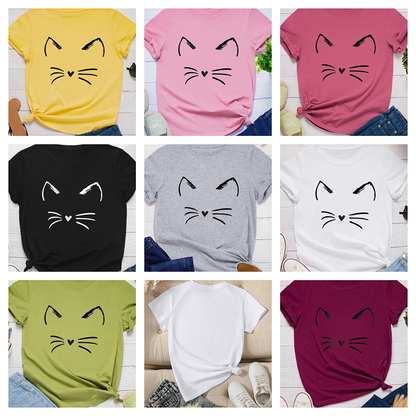 Pat and Pet Emporium | Pet Lovers | Shirts | Women's Cat Whiskers Tee