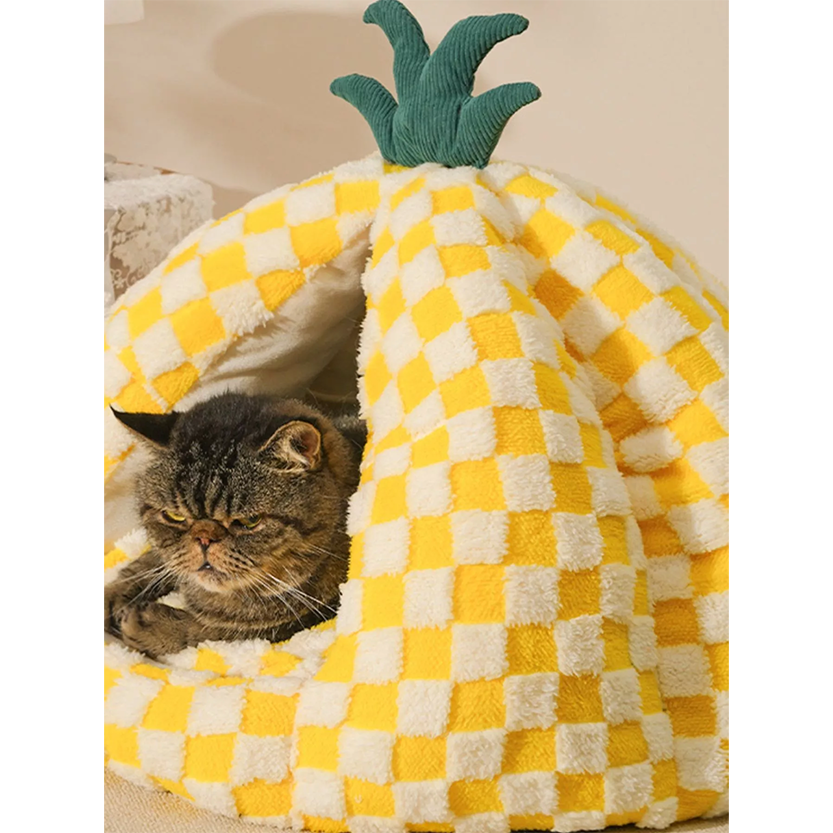 Pat and Pet Emporium | Pet Beds | Pineapple Shaped Pet Nest