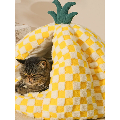 Pat and Pet Emporium | Pet Beds | Pineapple Shaped Pet Nest