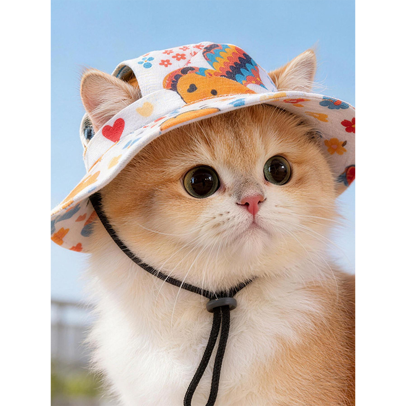 Pat and Pet Emporium | Pet Hats | Adjustable Pet Bucket Hat