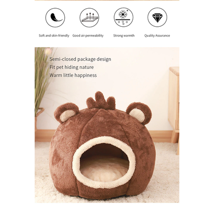 Pat and Pet Emporium | Pet Beds | Cat Bed | Bear Head House