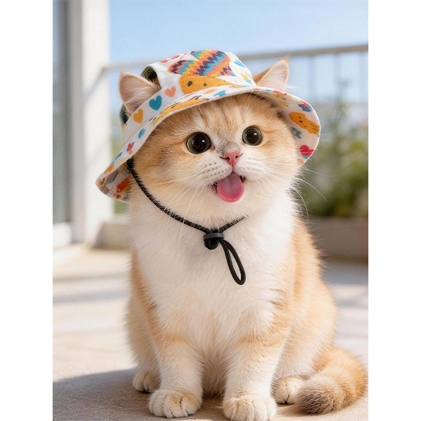 Pat and Pet Emporium | Pet Hats | Adjustable Pet Bucket Hat