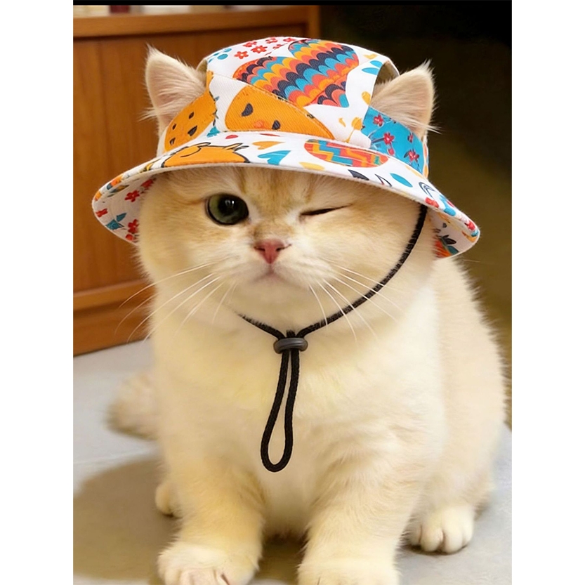 Pat and Pet Emporium | Pet Hats | Adjustable Pet Bucket Hat