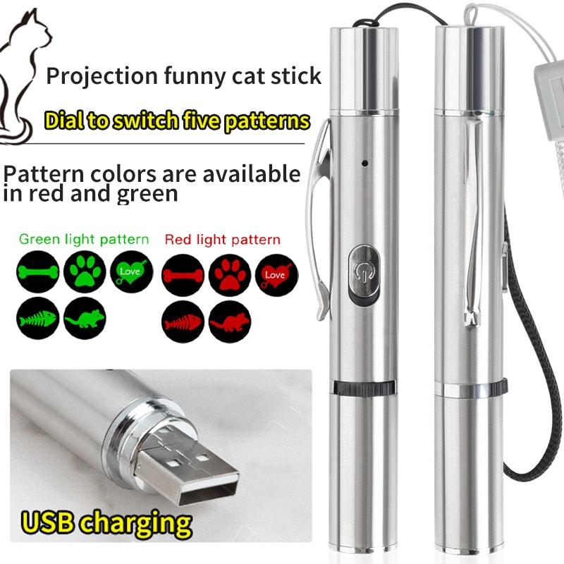 Pat and Pet Emporium | Pet Toys | Pet Laser Pointer Multi-Pattern