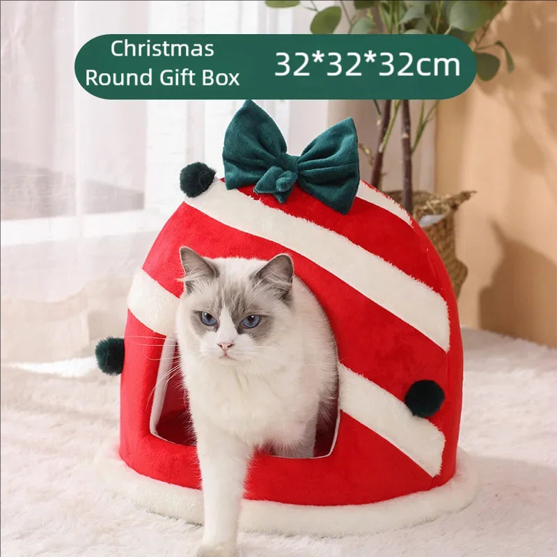Pat and Pet Emporium | Pet Beds | Christmas Cat Nest