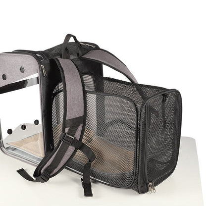 Pat and Pet Emporium | Pet Carriers | Pet Clear Carry Backpack