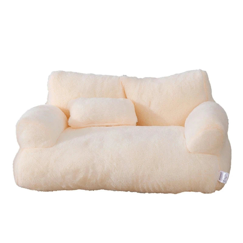 Pat and Pet Emporium | Pet Beds | Plush Medium Pet Sofa Bed