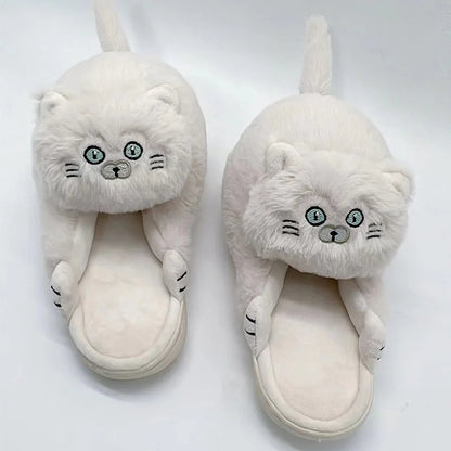 Pat and Pet Emporium | Shoes | Women's Soft Cat Hug Slippers