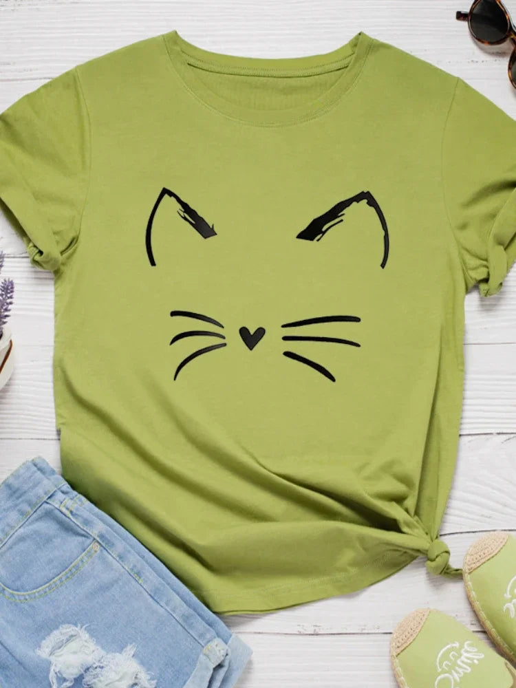 Pat and Pet Emporium | Pet Lovers | Shirts | Women's Cat Whiskers Tee