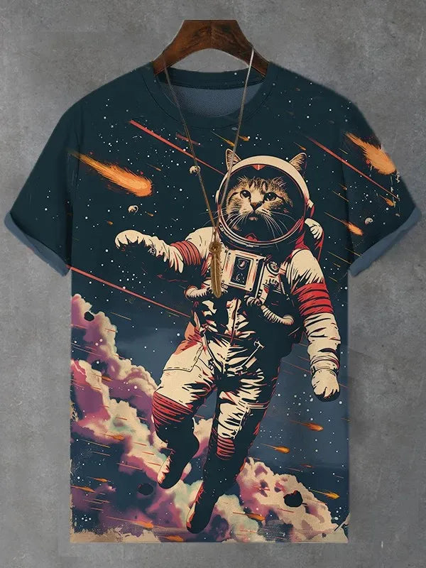 Pat and Pet Emporium | Pet Lovers | Shirts | Unisex Space Cat Tee