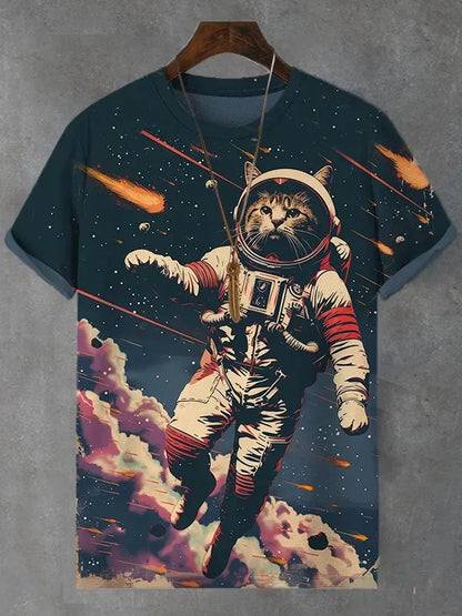 Pat and Pet Emporium | Pet Lovers | Shirts | Unisex Space Cat Tee