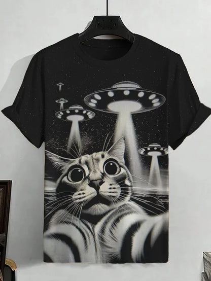 Pat and Pet Emporium | Pet Lovers | Shirts | Unisex Space Cat Tee