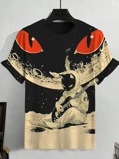 Pat and Pet Emporium | Pet Lovers | Shirts | Unisex Cartoon Cat Tee