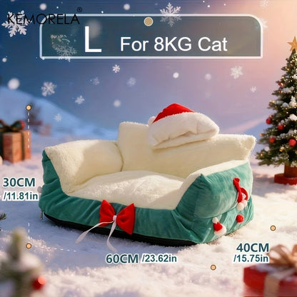 Pat and Pet Emporium | Pet Beds | Plush Christmas Pet Bed