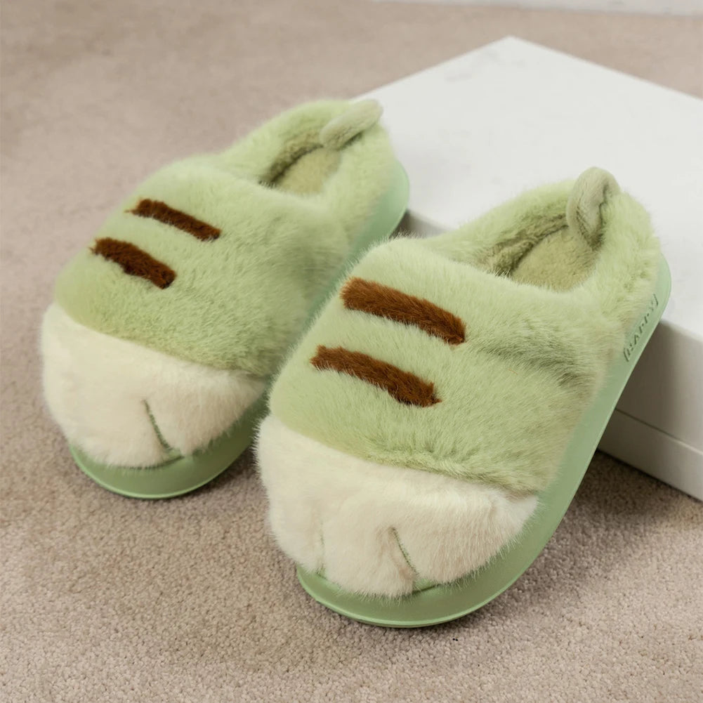 Pat and Pet Emporium | Shoes | Women's Warm Cat Paw Slippers
