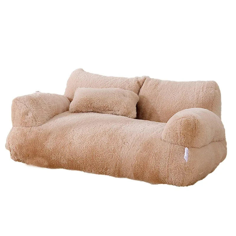Pat and Pet Emporium | Pet Beds | Plush Medium Pet Sofa Bed