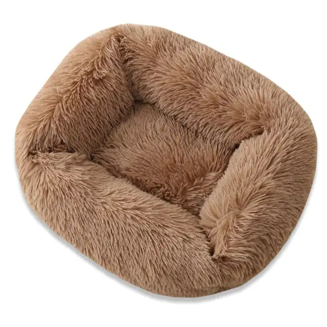 Pat and Pet Emporium | Pet Beds | Square Soft Plush Dog Bed