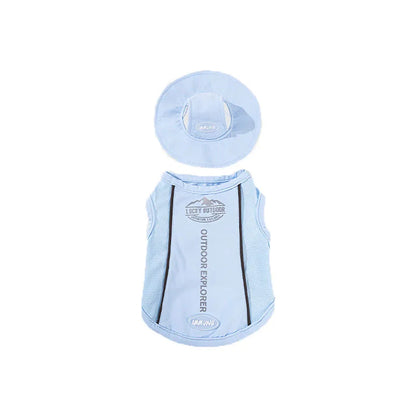 Pat and Pet Emporium | Pet Clothing | Cooling Dog Vest & Hat Set