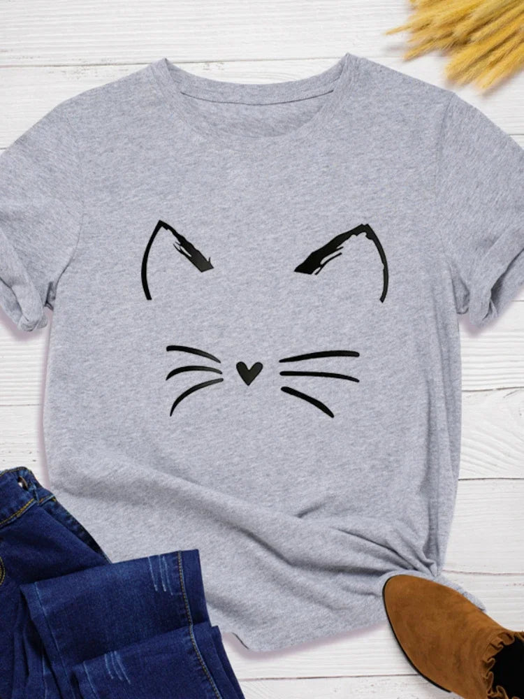 Pat and Pet Emporium | Pet Lovers | Shirts | Women's Cat Whiskers Tee