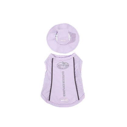 Pat and Pet Emporium | Pet Clothing | Cooling Dog Vest & Hat Set