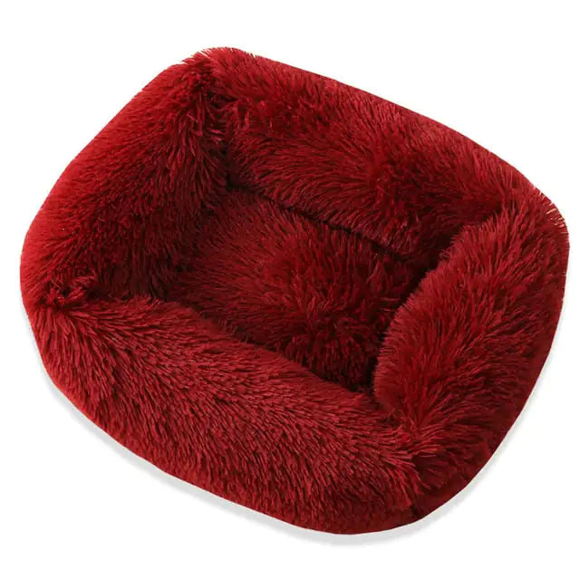 Pat and Pet Emporium | Pet Beds | Square Soft Plush Dog Bed