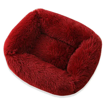 Pat and Pet Emporium | Pet Beds | Square Soft Plush Dog Bed