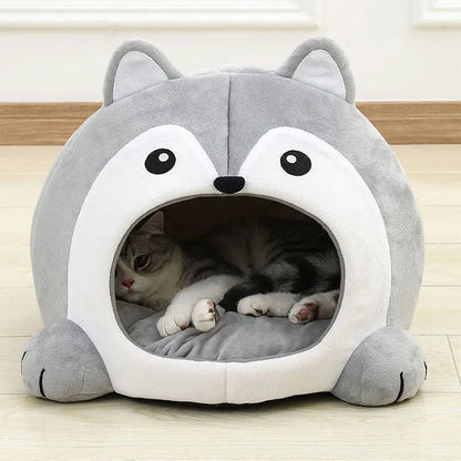 Pat and Pet Emporium | Pet Beds | Cute Soft Plush Cat Bed
