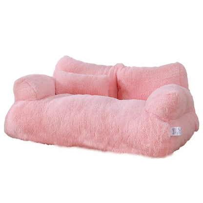 Pat and Pet Emporium | Pet Beds | Plush Medium Pet Sofa Bed