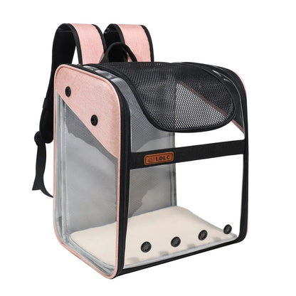 Pat and Pet Emporium | Pet Carriers | Clear Pet Travel Backpack