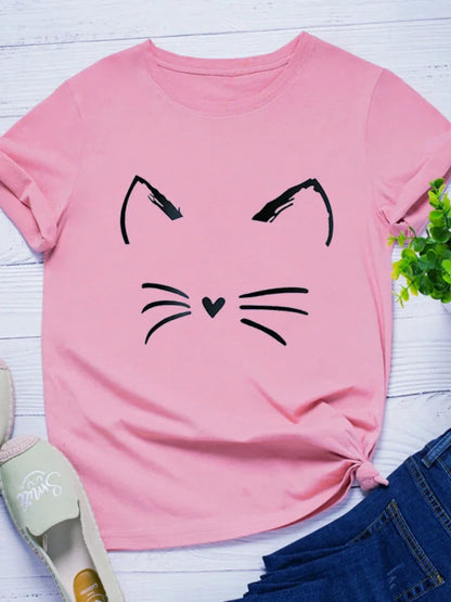 Pat and Pet Emporium | Pet Lovers | Shirts | Women's Cat Whiskers Tee