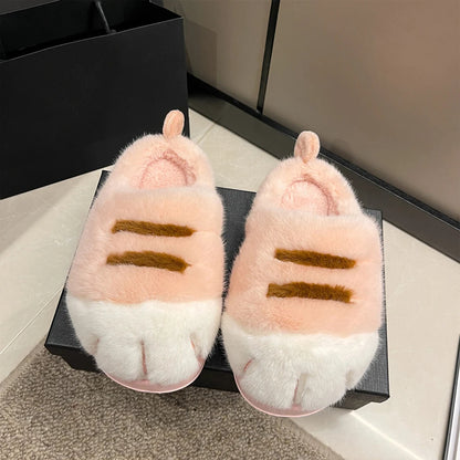 Pat and Pet Emporium | Shoes | Women's Warm Cat Paw Slippers